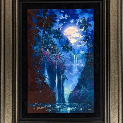 Framed James Coleman Aloha Dreams S&N Caldograph On Wood