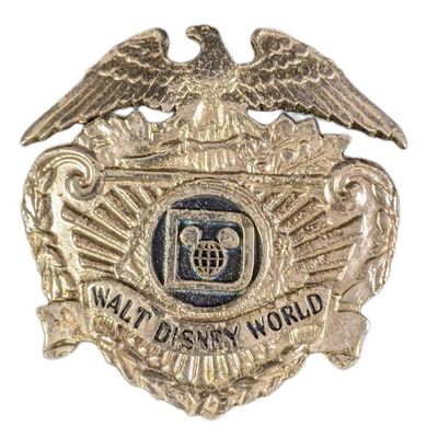 Vintage 1970s Walt Disney World Security Badge