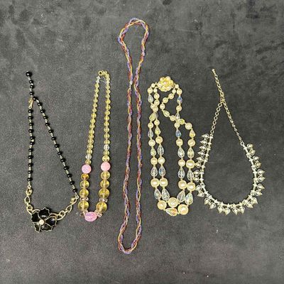 Costume Jewelry Assorted Necklace Styles and Designs Set K58