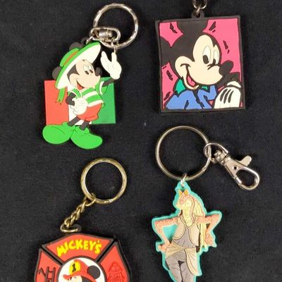 Four Disney Mickey Mouse Star Wars Keychains