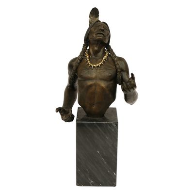 Christopher A. Pardell "Mystic Vision" Bronze Bust