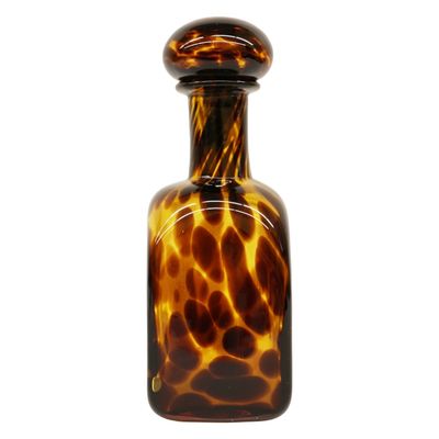 Sale Photo Thumbnail #123: J-Line "Speckle" Tortoiseshell Art Glass Bottle