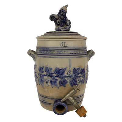 Sale Photo Thumbnail #101: German Westerwald Salt-Glazed Stoneware Dispenser