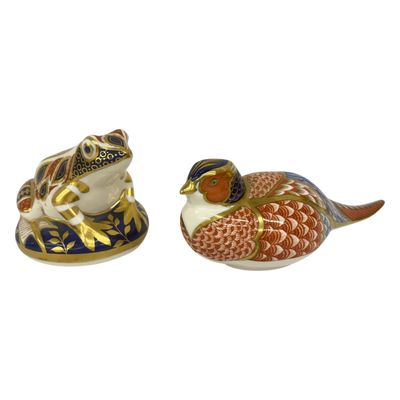 Sale Photo Thumbnail #104: Royal Crown Derby Imari Porcelain Animal Figures