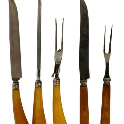 Firth Stainless Steel & Bakelite Carving Set