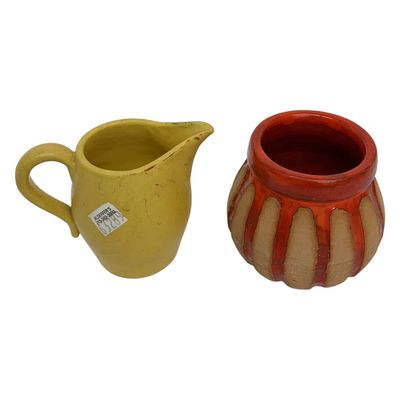 Signed Mid-Century Studio Art Pottery Vessels