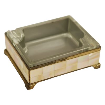 Art Deco Marhill Mother of Pearl Vanity Ashtray