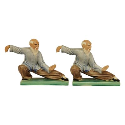 Sale Photo Thumbnail #105: Chinese Shiwan Wanjiang Tai Chi Figurines