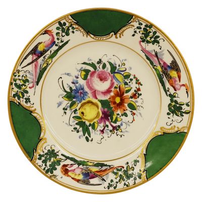 Samson Paris 'Chelsea' Exotic Bird Porcelain Plate