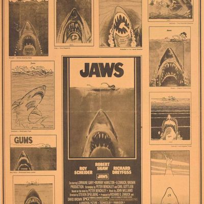 MCA Jaws Newsprint Wall Street Journal Promotional Advertisement