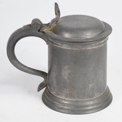 17th Century London Pewter Port Royal Recovery Flagon