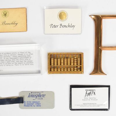 Peter Benchley’s Personal Desk Accessories and Ephemera