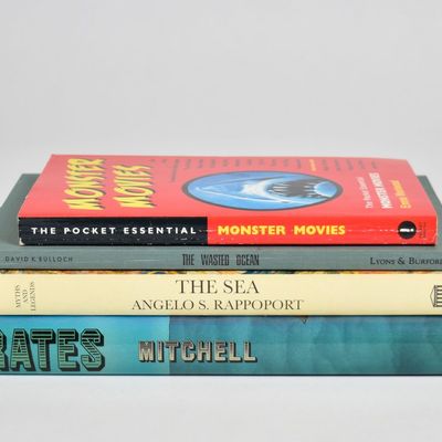 4 Nautical and Film History Reference Books from Peter Benchley's Personal Library