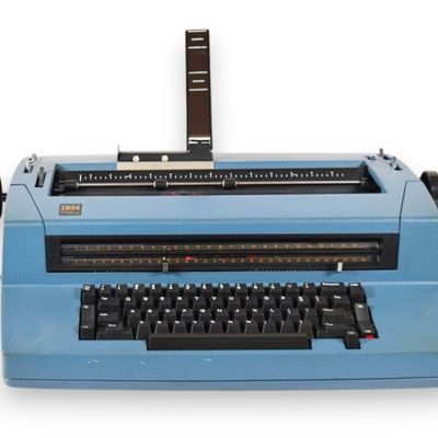Peter Benchley’s Blue IBM Selectric III Typewriter