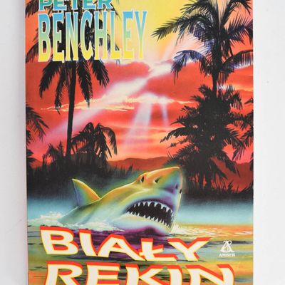 2 Peter Benchley Polish Language Novels, White Shark and The Island