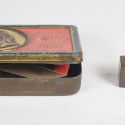 Queen Victoria South Africa 1900 Gift Tin and Medical Collectibles