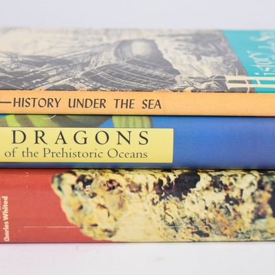 3 Maritime and Paleontology Reference Books From Peter Benchley's Personal Library