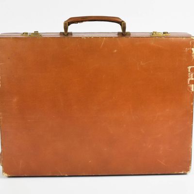 Peter Benchley's R.D. Gomez Leather Attaché Briefcase