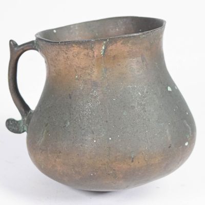 16th Century Spanish Copper Alloy Shipboard Drinking Vessel