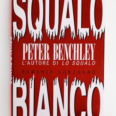 Peter Benchley White Shark Italian Hardcover Book (Squalo Bianco)