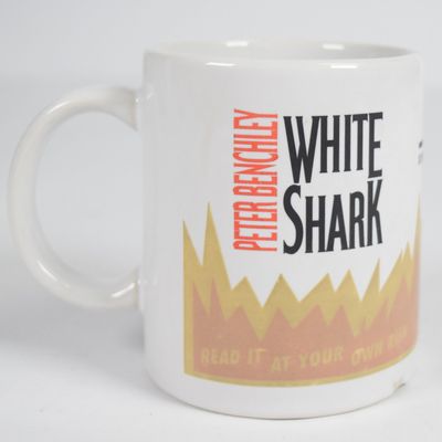Peter Benchley Ceramic Novel Mug White Shark