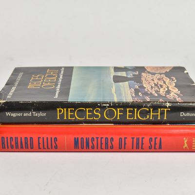 2 Marine Reference Books From Peter Benchley's Personal Library