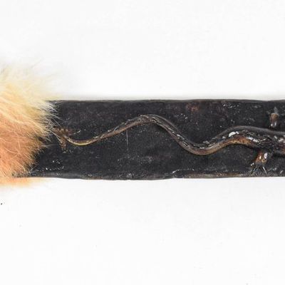 Indian Ethnographic Short Sword and Zoomorphic Scabbard