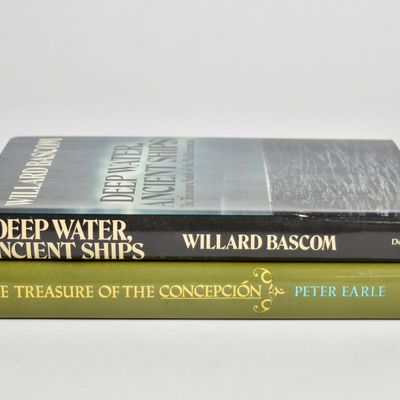 2 Maritime Archaeology Reference Books from Peter Benchley's Personal Library