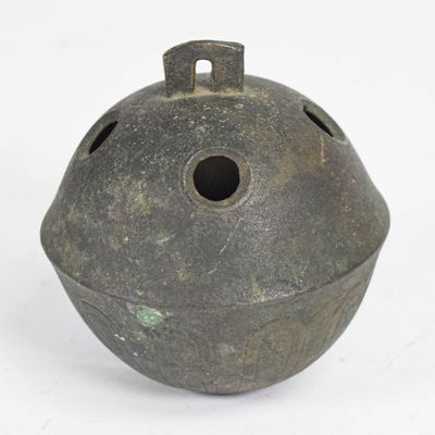 Antique Cast Bronze Crotal Sleigh Bell