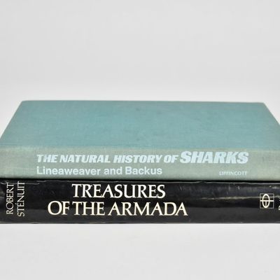 2 Marine Reference Books From Peter Benchley's Personal Library