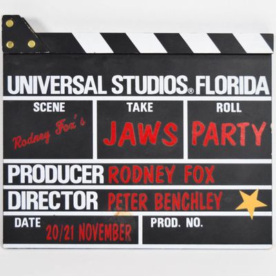 Universal Studios Florida Rodney Fox Jaws Party Clapperboard