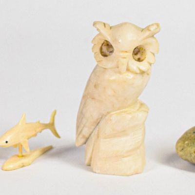 6 Animal & Sea Life Figurines from Peter Benchley’s Desk