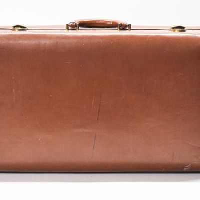 Peter Benchley Monogrammed Hartmann Leather Briefcase
