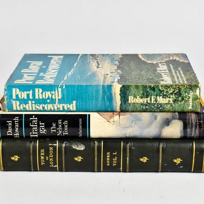 3 Maritime History Reference Books From Peter Benchley's Personal Library