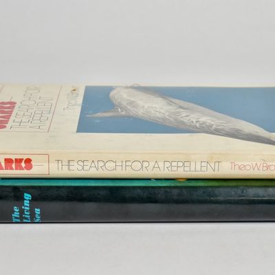 2 Marine Exploration Reference Books from Peter Benchley's Personal Library