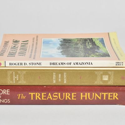 3 Adventure Books from Peter Benchley's Personal Library