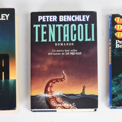 3 Peter Benchley Italian Language Hardcover Novels