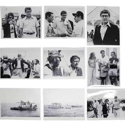 Black and White Jaws Production Stills from Peter Benchley’s Collection