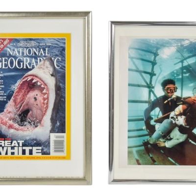 National Geographic April 2000 Issue and Framed Michael Richey Photograph