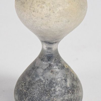 Hand-Blown Hourglass Artifact