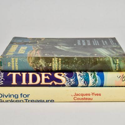 3 Undersea Exploration Reference Books from Peter Benchley’s Personal Library