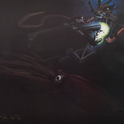 Glen Loates Lithograph Pisces VI Submersible