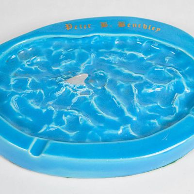 Peter B. Benchley Ceramic Shark Fin Ashtray