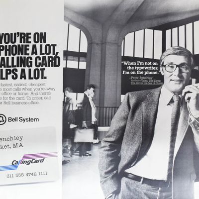 Vintage Bell System Peter Benchley Calling Card Advertisement
