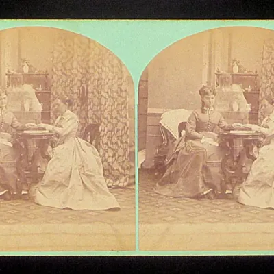 Ouija and occult stereo views