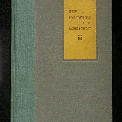 Signed and inscribed copy of Robert Frost's New Hampshire poems