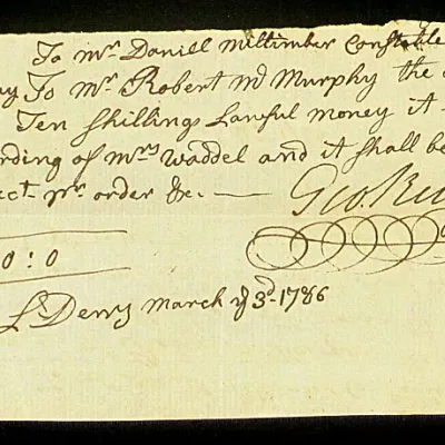 More than 200 documents signed by Revolutionary War officer George Reid