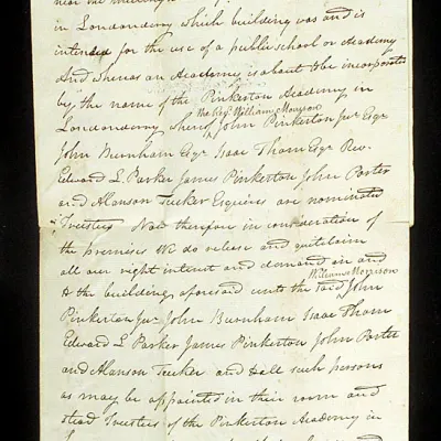 Hundreds of early Londonderry and New Hampshire documents