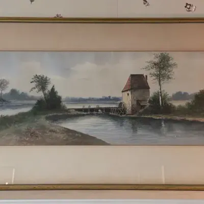 Framed Original Watercolor 