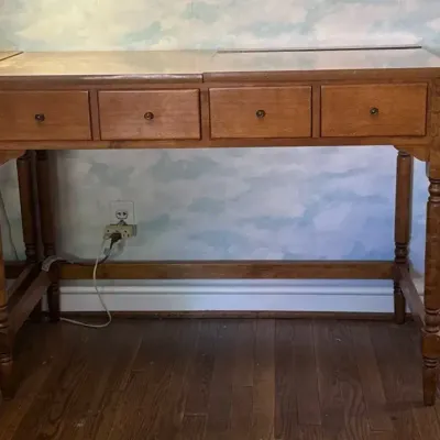 Vintage Ethan Allen Wooden Vanity